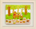 最大100%ポイントバック!限定抽選 絵画 どうなつみ 森のカフェ インテリア 壁 に飾る絵 リビング 玄関 ギフト 子ども部屋 かわいい 元気になる絵 プレゼ...