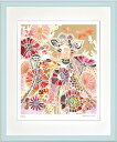 最大100%ポイントバック!限定抽選 絵画 平石 智美 花とキリン インテリア 壁 に飾る絵 切り絵 リビング 玄関 ギフト 華やか 動物 かわいい 元気になる...