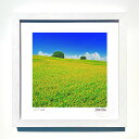 最大100%ポイントバック!限定抽選 版画 絵画斜面のひまわり畑/インテリア 額入り 額装込 風景画 油絵 ポスター アート アートパネル リビング 玄関 プレ...