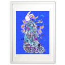 【抽選ポイント100%バック】版画 late autumn (白川哲治)インテリア 壁掛け 額入り 風景画 ポスター アート リビング 玄関に飾る 風水 プレゼ...