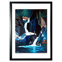 【抽選ポイント100%バック】版画 渓流釣り (Issey)インテリア 壁掛け 額入り 風景画 ポスター アート リビング 玄関に飾る 風水 プレゼント モダン...