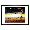 【抽選ポイント100%バック】版画 宇宙船地球号・・・プレーリー平原 (Issey)インテリア 壁掛け 額入り 風景画 ポスター アート リビング 玄関に飾る ...