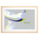 【スーパーSALE半額】版画 秋の甘蕉 (luar)インテリア 壁掛け 額入り 風景画 ポスター アート リビング 玄関に飾る 風水 プレゼント モダン アート...