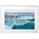 【スーパーSALE半額】版画 荒波に挑む (Kazuhiko Gushiken)インテリア 壁掛け 額入り 風景画 ポスター アート リビング 玄関に飾る 風水...