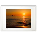 【スーパーSALE半額】版画 今日という一日 (m_y8(Mami))インテリア 壁掛け 額入り 風景画 ポスター アート リビング 玄関に飾る 風水 プレゼン...