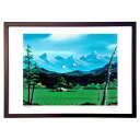 【スーパーSALE半額】版画 尾瀬平原に・・・丹頂渡る (Issey)インテリア 壁掛け 額入り 風景画 ポスター アート リビング 玄関に飾る 風水 プレゼン...