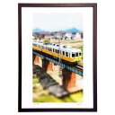 【スーパーSALE半額】版画 大正ノスタルジー (蒼海(あおい))インテリア 壁掛け 額入り 風景画 ポスター アート リビング 玄関に飾る 風水 プレゼント ...