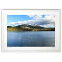 【スーパーSALE半額】版画 結氷した湖 (小野 忠)インテリア 壁掛け 額入り 風景画 ポスター アート リビング 玄関に飾る 風水 プレゼント モダン アー...