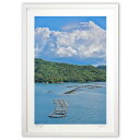 【抽選ポイント100%バック】版画 夏の海2 (mitan)インテリア 壁掛け 額入り 風景画 ポスター アート リビング 玄関に飾る 風水 プレゼント モダン...