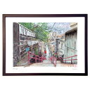 【抽選ポイント100%バック】版画 須賀神社 (ゆきお)インテリア 壁掛け 額入り 風景画 ポスター アート リビング 玄関に飾る 風水 プレゼント モダン ア...