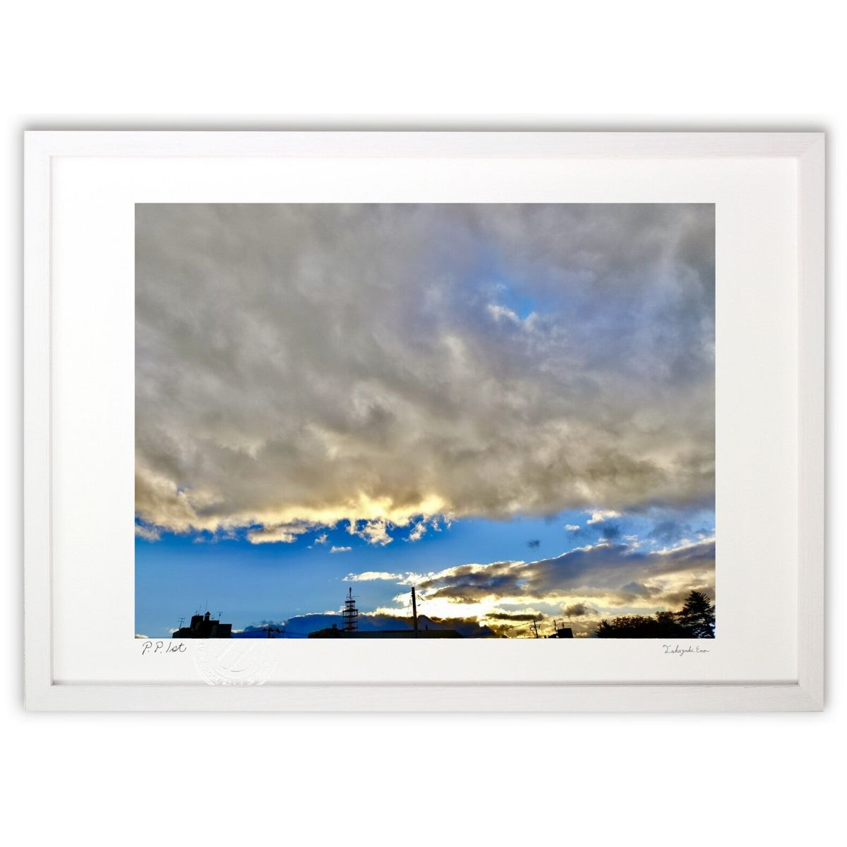 版画 夕焼けこやけ (kumayouhinten)