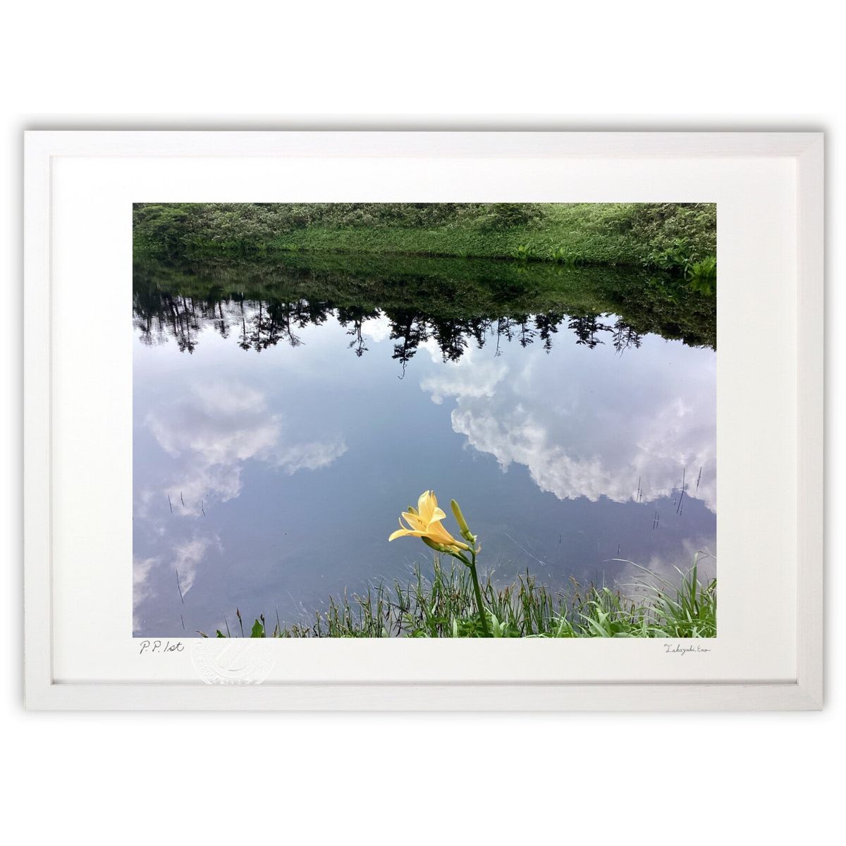 【スーパーSALE半額】版画 爽やかな高原の夏 (雅遊)インテリア 壁掛け 額入り 風景画 ポスター アート リビング 玄関に飾る 風水 プレゼント モダン ア...