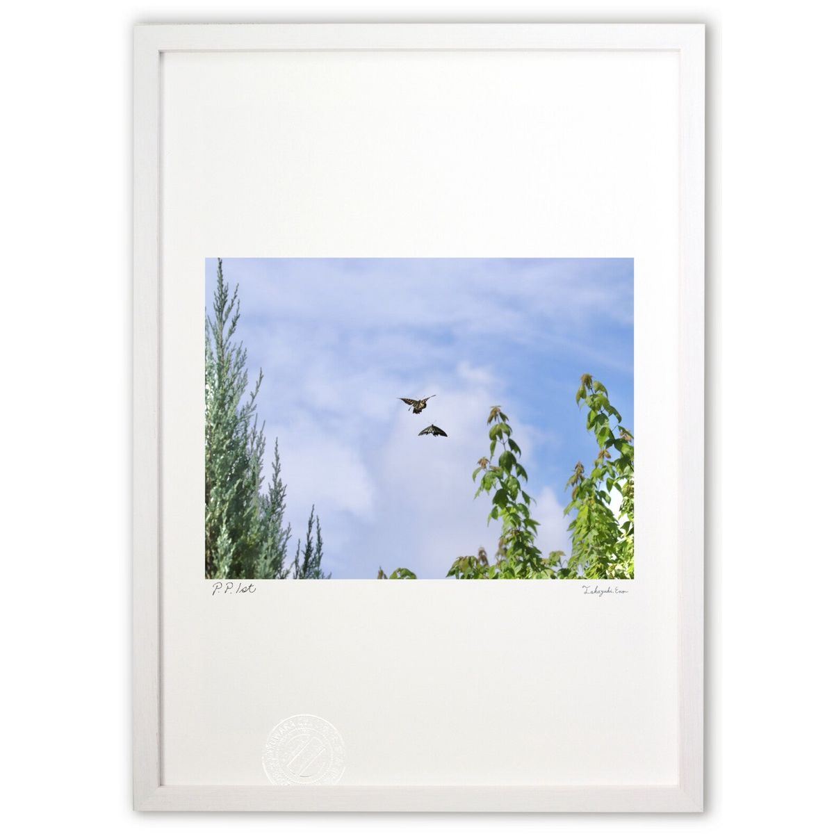 版画 いっしょに (春雨)インテリア 壁掛け 額入り 風景画 ポスター アート リビング 玄関に飾る 風水 ..