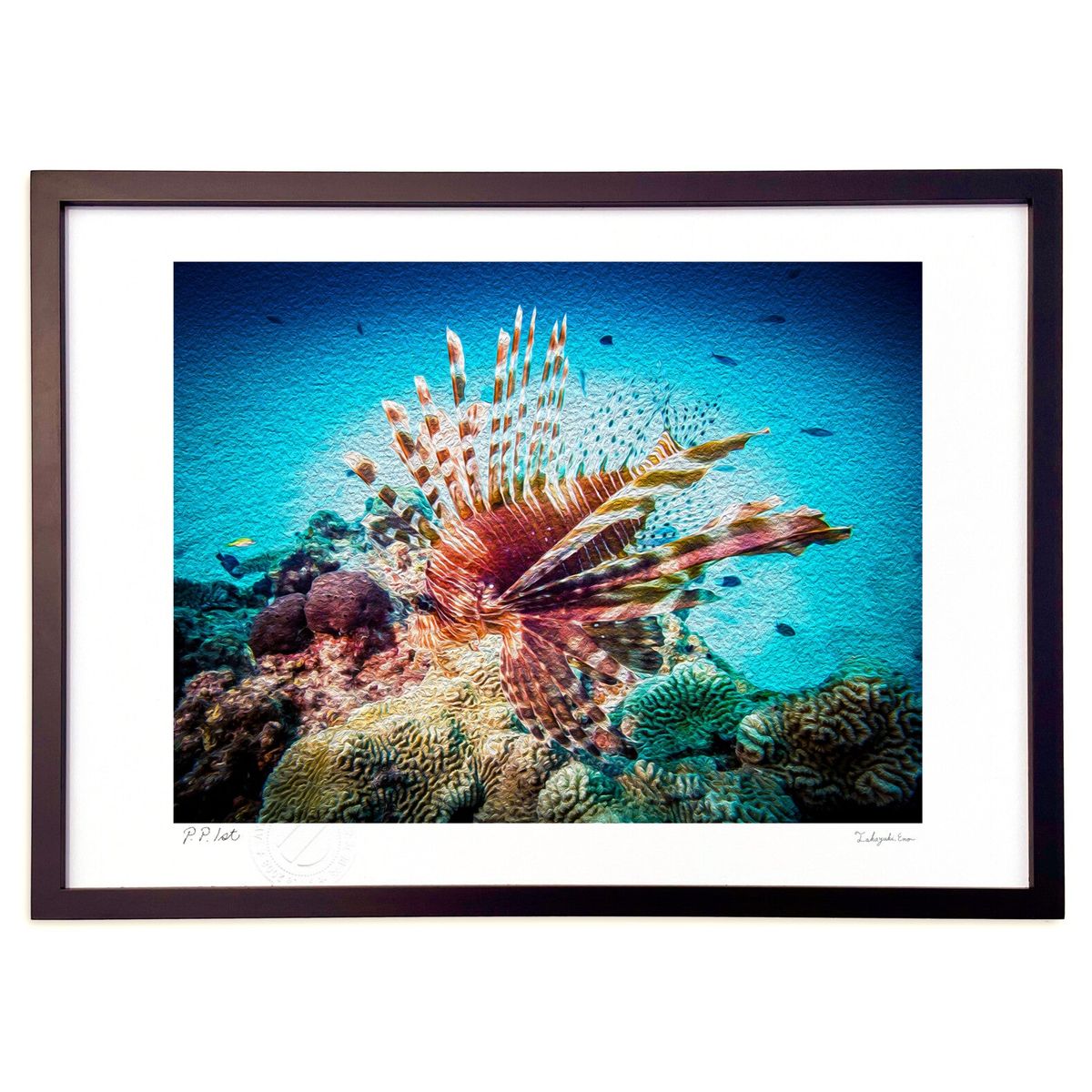 【スーパーSALE半額】版画 ハナミノカサゴ (Little Dinosaur)