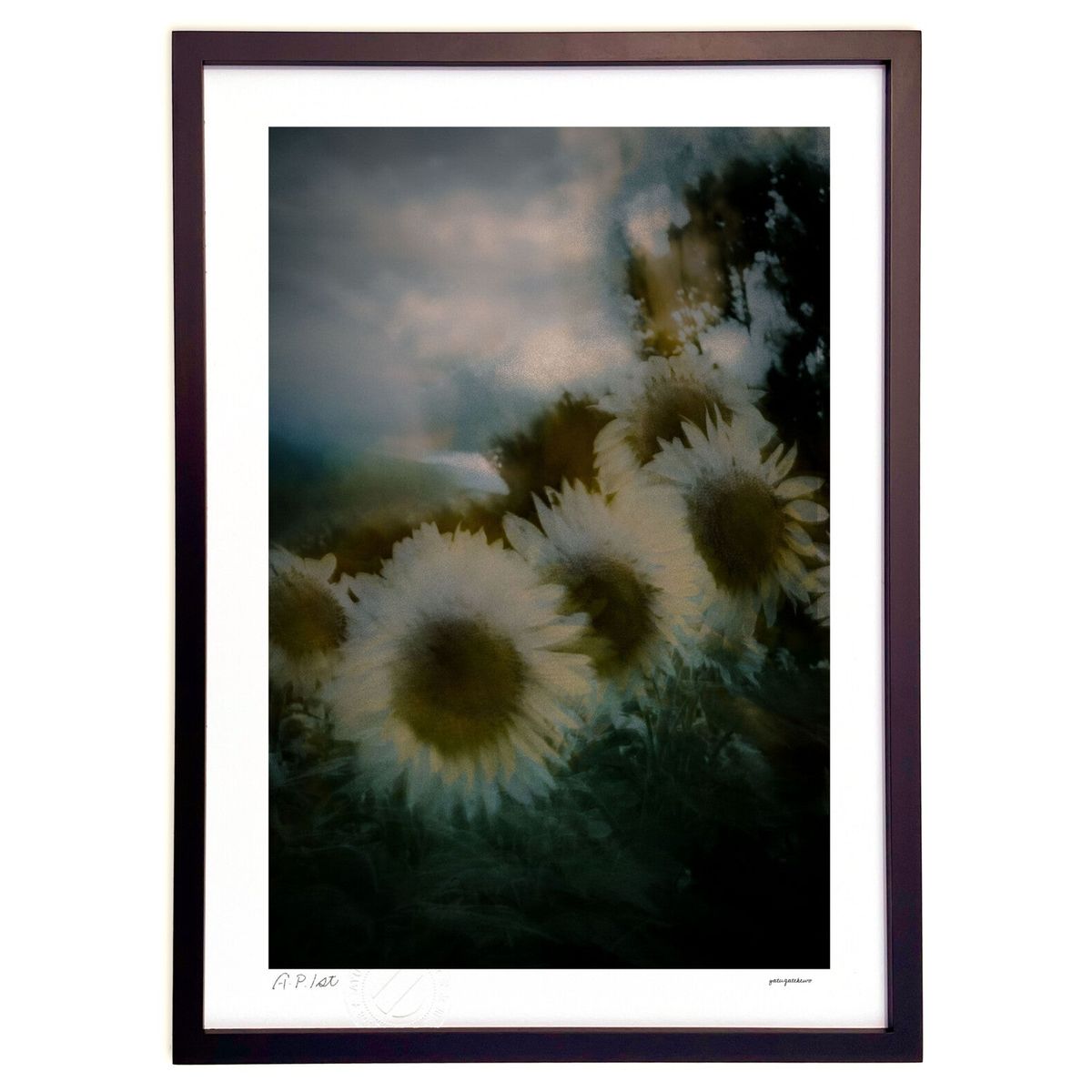 【スーパーSALE半額】版画 陰る時に揺れる (奴が岳魚)インテリア 壁掛け 額入り 風景画 ポスター アート リビング 玄関に飾る 風水 プレゼント モダン ...