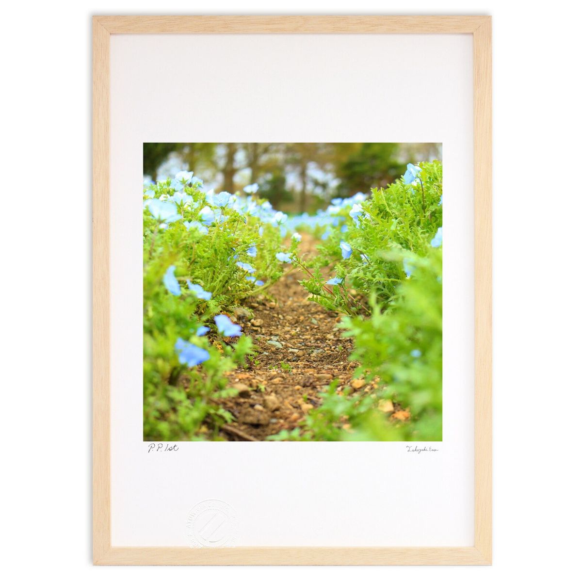 版画 小さな世界 (とも)インテリア 壁掛け 額入り 風景画 ポスター アート リビング 玄関に飾る 風水 プレゼント モダン アートフレーム