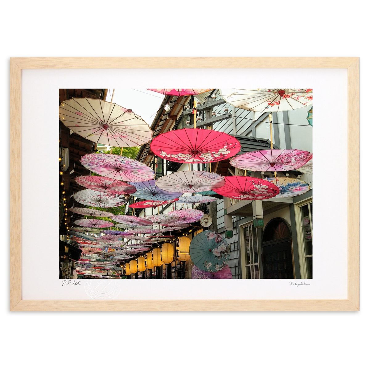 【スーパーSALE半額】版画 夕涼み (スノーバニラ)インテリア 壁掛け 額入り 風景画 ポスター アート リビング 玄関に飾る 風水 プレゼント モダン アー...