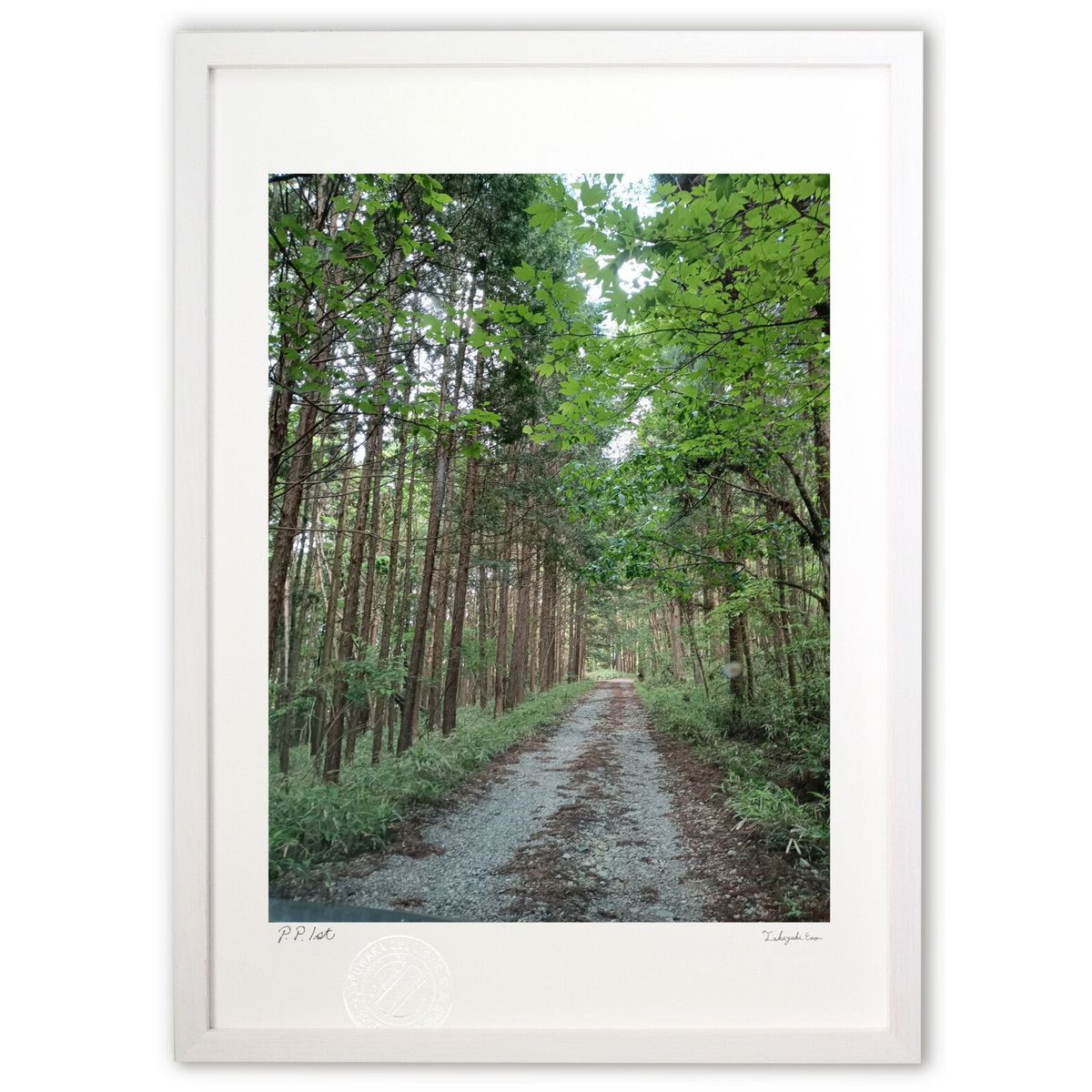 【スーパーSALE半額】版画 ひとり歩き (HerbGardenナガ)インテリア 壁掛け 額入り 風景画 ポスター アート リビング 玄関に飾る 風水 プレゼン...