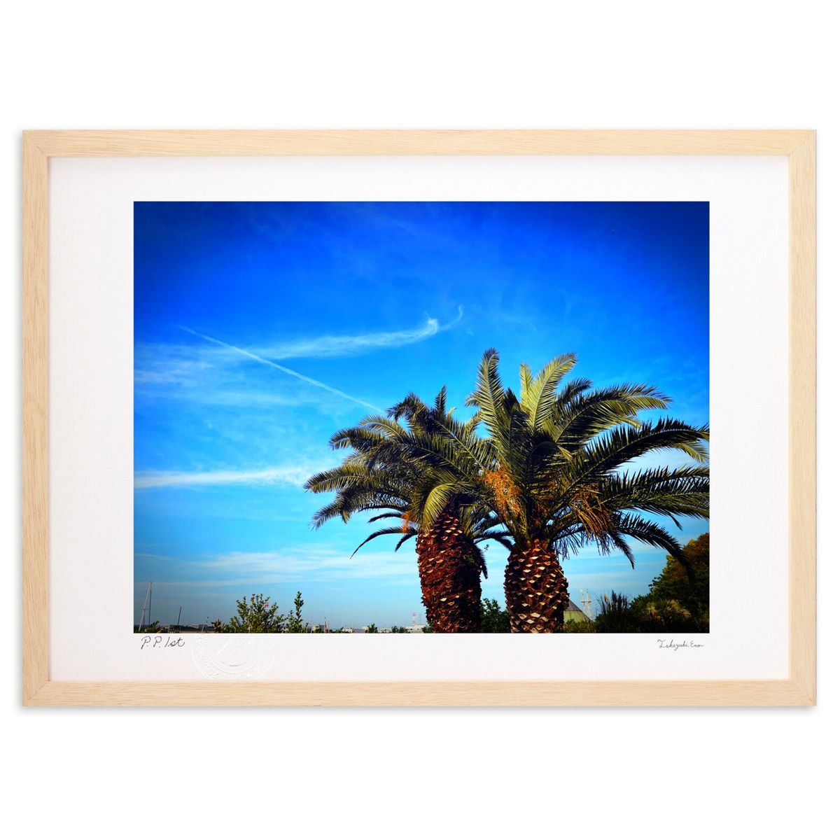 【スーパーSALE半額】版画 夏のひととき (hory)インテリア 壁掛け 額入り 風景画 ポスター アート リビング 玄関に飾る 風水 プレゼント モダン ア...