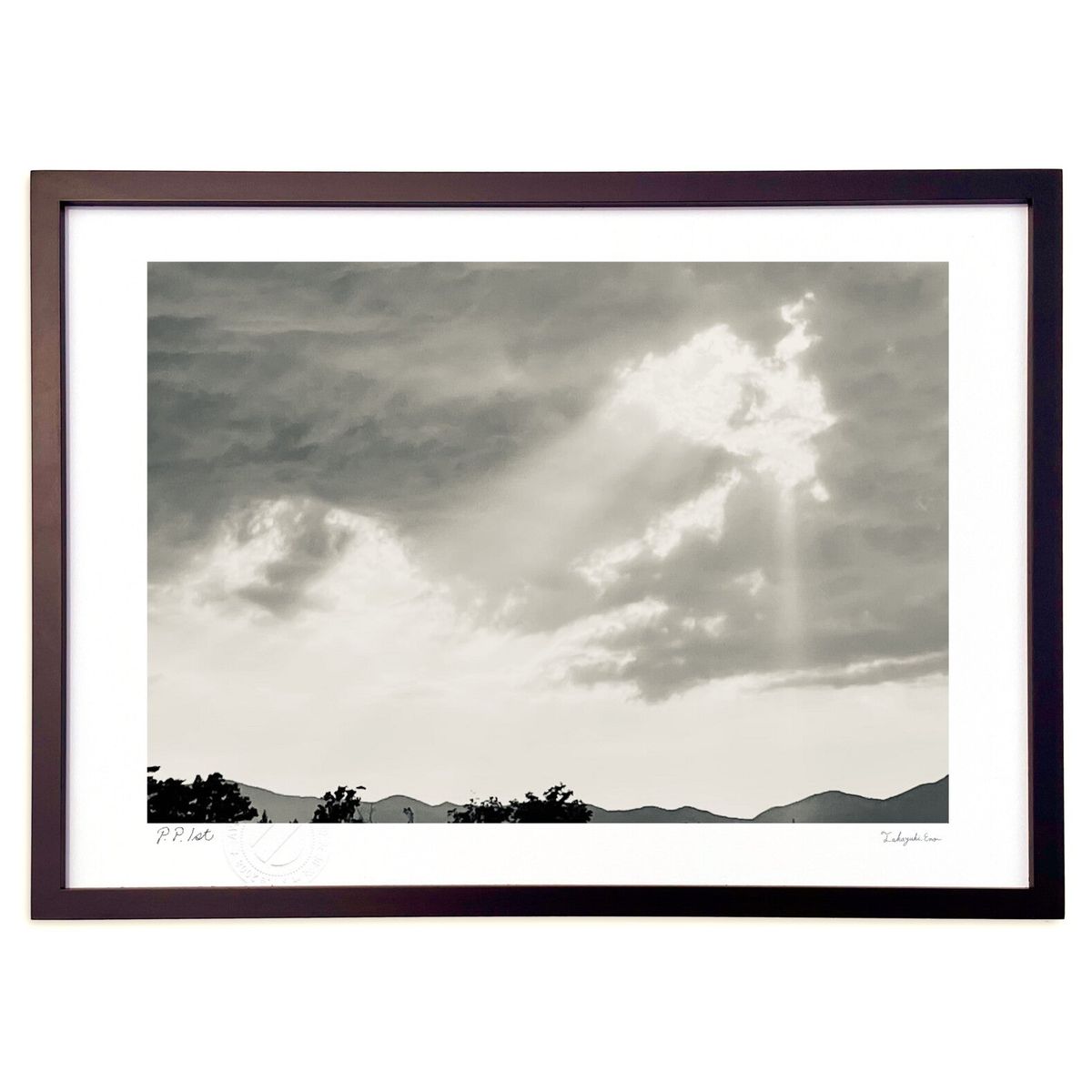 【スーパーSALE半額】版画 写真 天使のはしご(横) (Ding Ding Dan)