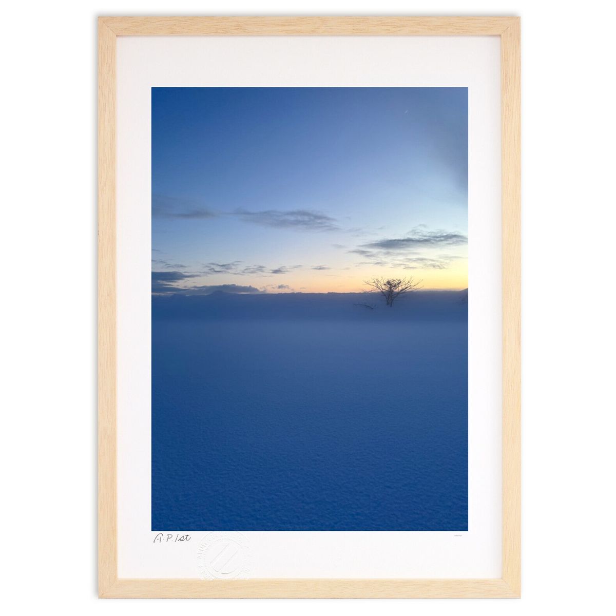 【スーパーSALE半額】版画 雪景色 (わゆーゆ)インテリア 壁掛け 額入り 風景画 ポスター アート リビング 玄関に飾る 風水 プレゼント モダン アートフ...