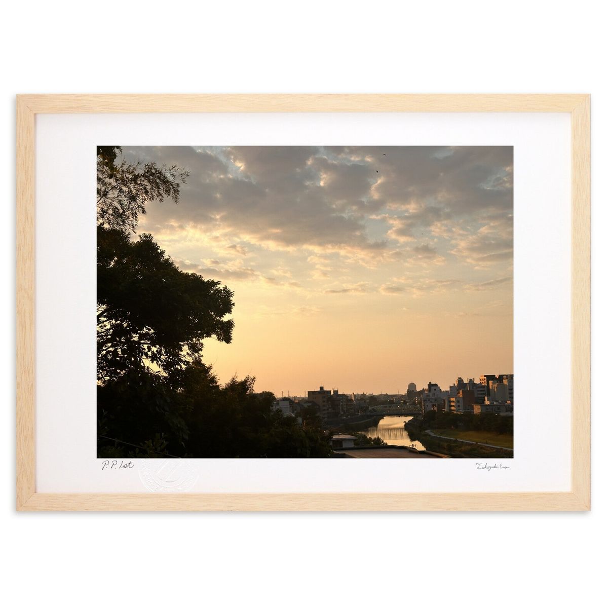 【スーパーSALE半額】版画 思い出す、あの日 (mucoa)インテリア 壁掛け 額入り 風景画 ポスター アート リビング 玄関に飾る 風水 プレゼント モダ...