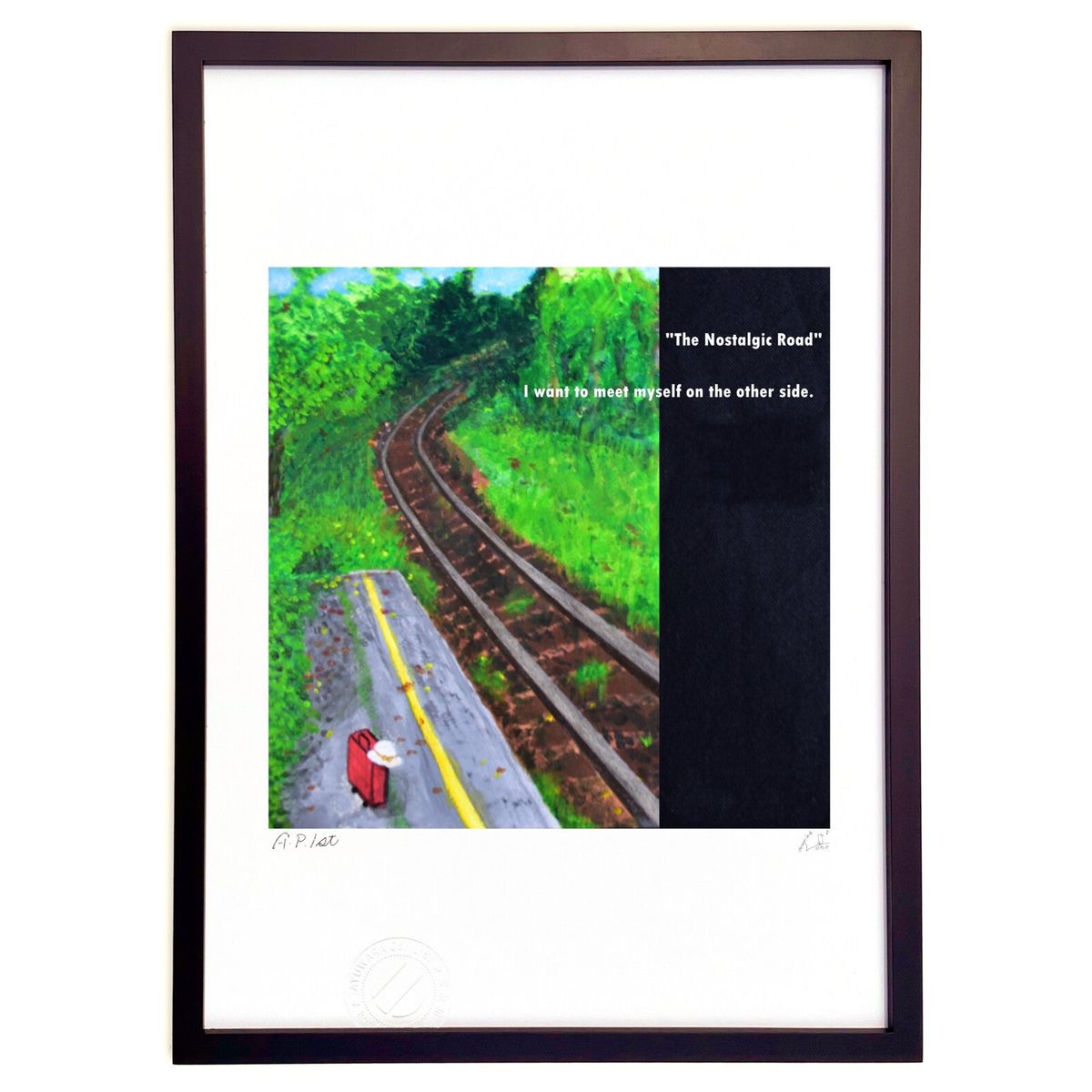 【スーパーSALE半額】版画 ”The Nostalgic Road” (ocarinanono)