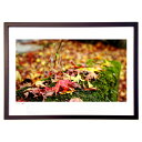 【スーパーSALE半額】版画 四季シリーズ【秋】 (hi69ing)インテリア 壁掛け 額入り 風景画 ポスター アート リビング 玄関に飾る 風水 プレゼント...