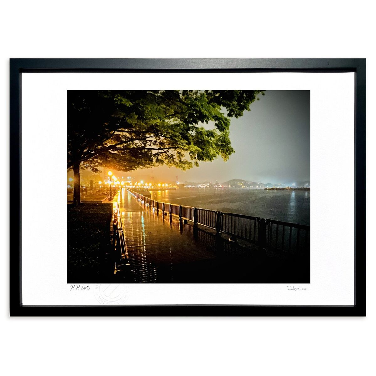 【スーパーSALE半額】版画 Yokosuka Bay (aki-san)