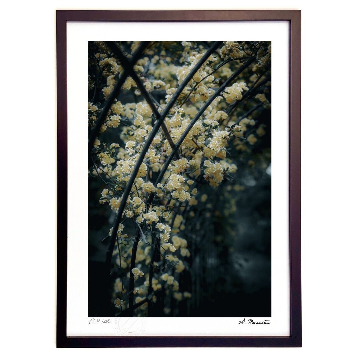 版画 春曇り (Shinobu Muramatsu)