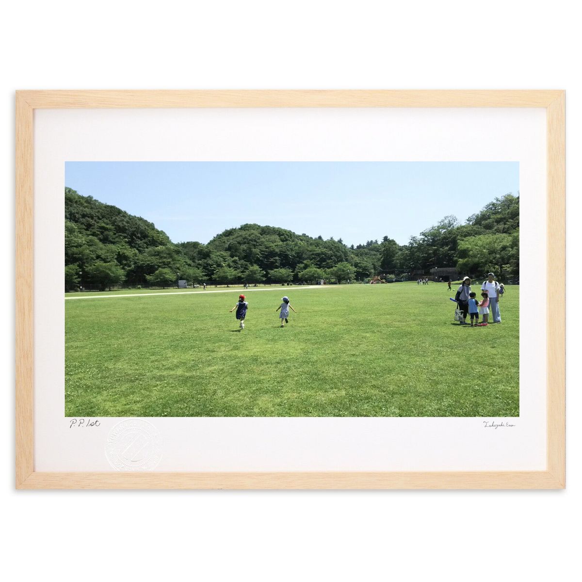 【スーパーSALE半額】版画 元気いっぱい (新城健 シンジョウ ケン)インテリア 壁掛け 額入り 風景画 ポスター アート リビング 玄関に飾る 風水 プレゼ...