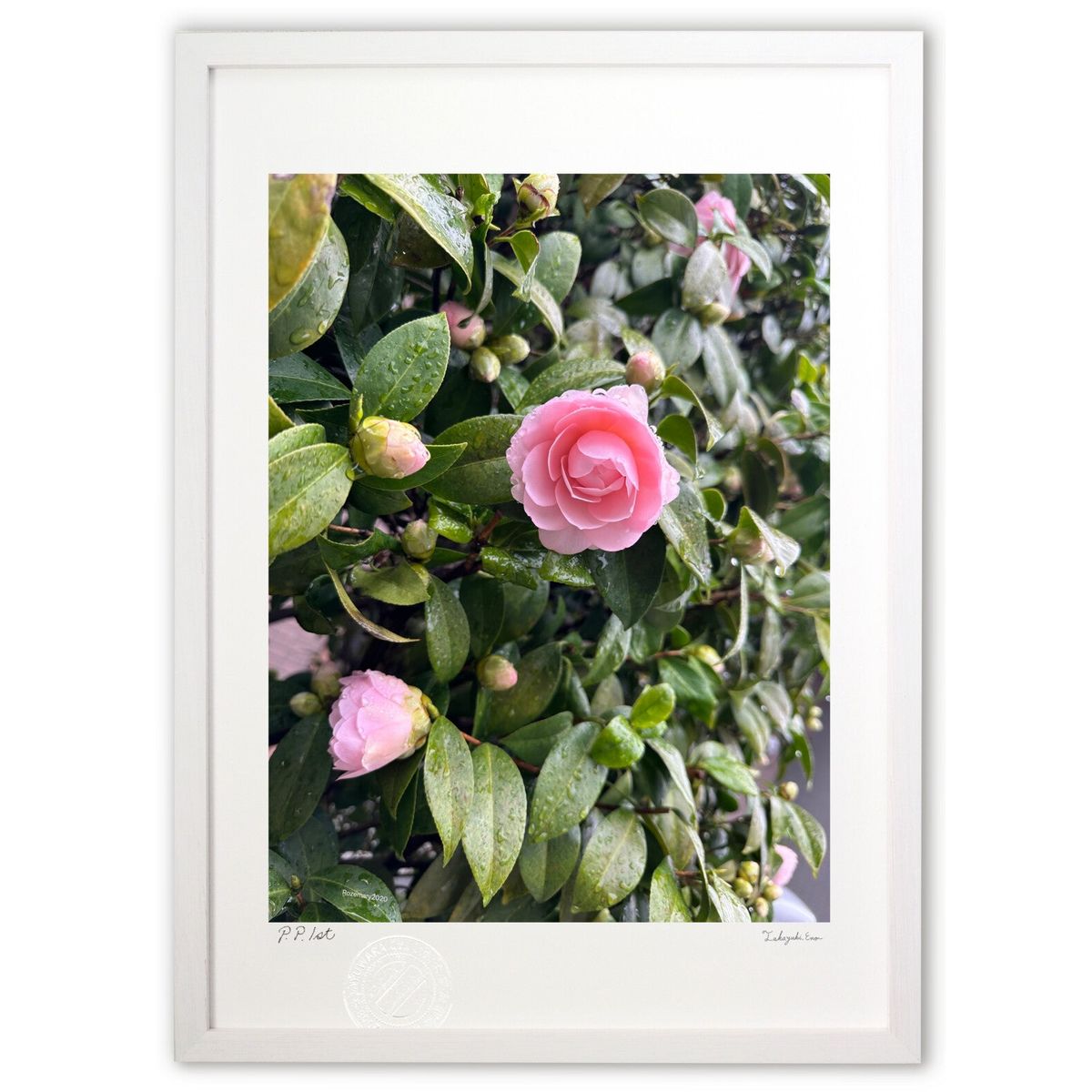 版画 春雨の降る日に (Rozemary)インテリア 壁掛け 額入り 風景画 ポスター アート リビング 玄関に飾..