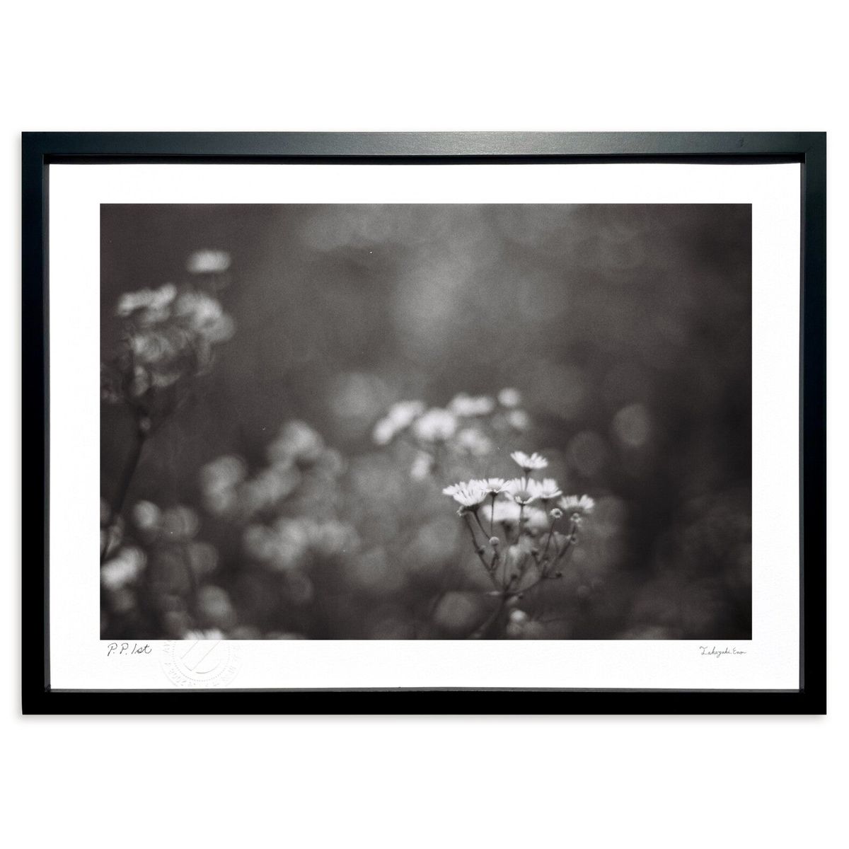 版画 花 (100 Cubic Inch)インテリア 壁掛け 額入り 風景画 ポスター アート リビング 玄関に飾る 風水 プレゼント モダン アートフレーム