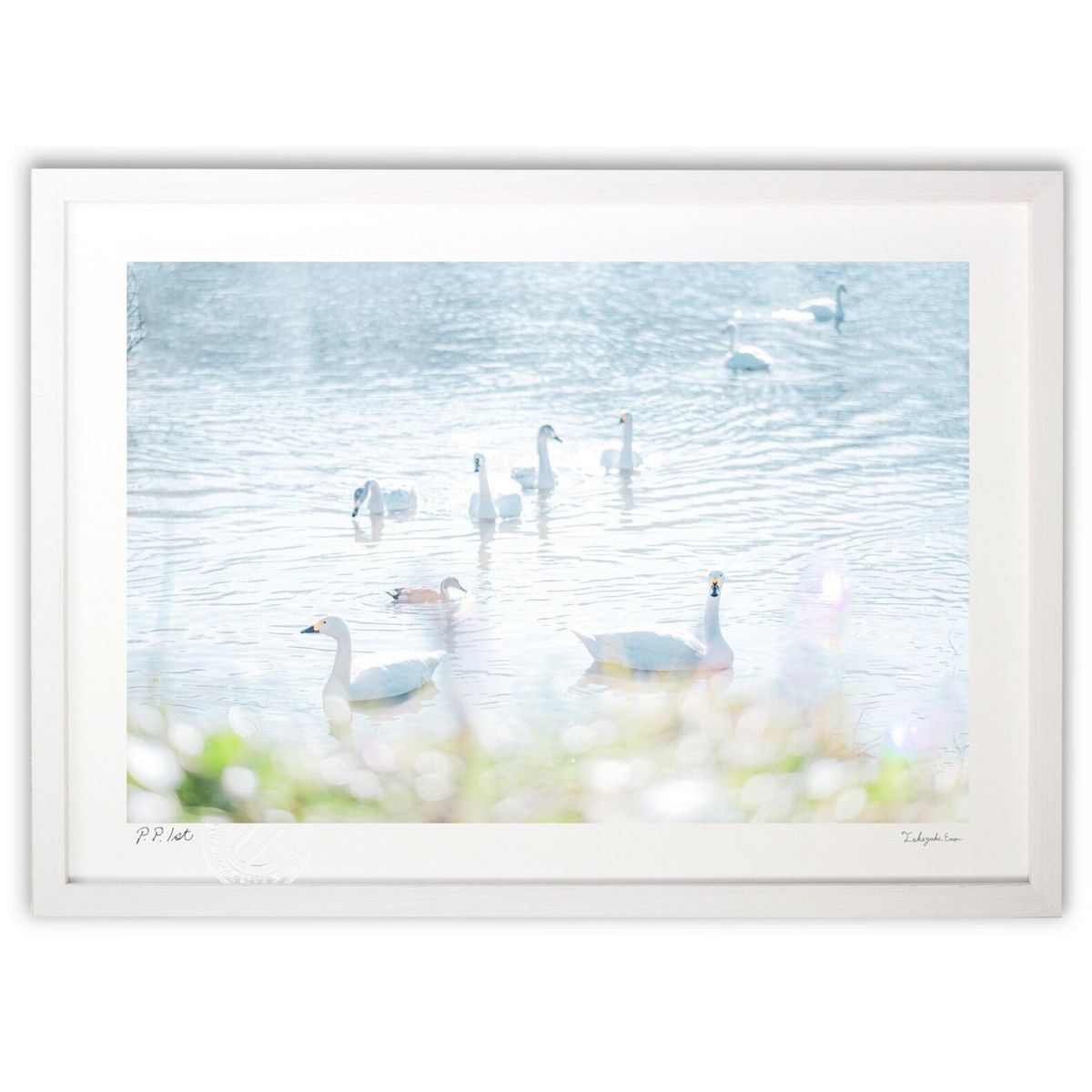 版画 冬のぬくもり (のはら歩実)インテリア 壁掛け 額入り 風景画 ポスター アート リビング 玄関に飾る 風水 プレゼント モダン アートフレーム