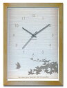 時計 DECLOCK インテリアクロック Butterfly-NA/掛け時計 置き時計 ウォールクロック インテリア 壁掛け 時刻 ギフト プレゼント 新築祝い おしゃれ 飾る かわいい アート Sサイズ