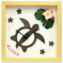 最大100%ポイントバック!限定抽選 時計 Hawaiian Clock Honu/Flower-NA/Red/掛け時計 置き時計 ウォールクロック インテリア...