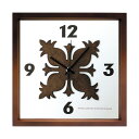時計 HawaiianQuilt Clock Pineapple BR/掛け時計 置き時計 ウォールクロック インテリア 壁掛け 時刻 ギフト プレゼント 新築祝い おしゃれ 飾る かわいい アート Sサイズ