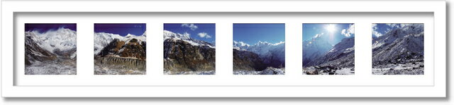 【スーパーSALE10%OFF】アートフレーム ANNAPURNA(ヒマラヤ,ネパール)/インテリア 額入り 額装込 風景画 油絵 ポスター アート アートパネ...