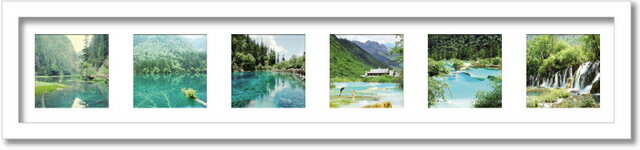 【スーパーSALE10%OFF】アートフレーム JIUZHAIGOU(九寨溝,中国)/インテリア 額入り 額装込 風景画 油絵 ポスター アート アートパネル ...