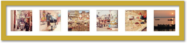 【スーパーSALE10%OFF】アートフレーム VARANASI(インド)/インテリア 額入り 額装込 風景画 油絵 ポスター アート アートパネル リビング ...