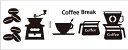 ウォールステッカー Caf? Pattern ミニウォールステッカー/インテリア 壁掛け 額入り 額装込 風景画 油絵 ポスター アート アートパネル リビング 玄関 プレゼント モダン アートフレーム おしゃれ 飾る Sサイズ