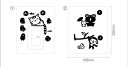 ウォールステッカー ゆうパケット Animal Friends /インテリア 壁掛け 額入り 額装込 風景画 油絵 ポスター アート アートパネル リビング 玄...