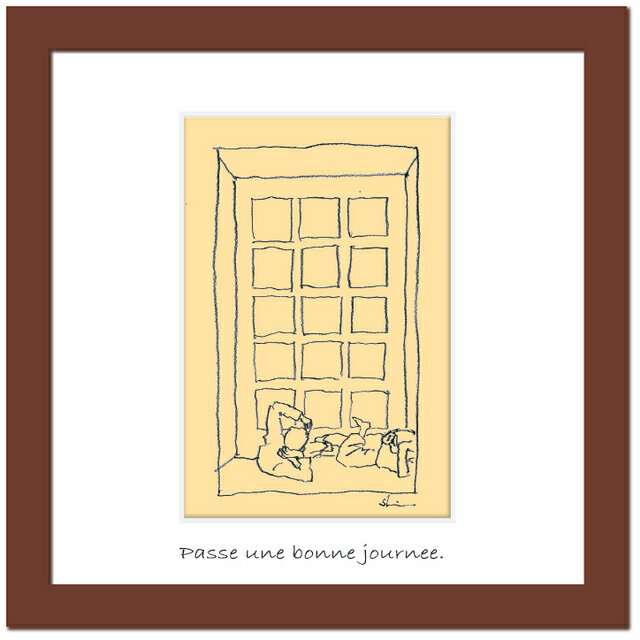 【スーパーSALE10%OFF】アートフレーム ゆうパケット window/インテリア 額入り 額装込 風景画 油絵 ポスター アート アートパネル リビング ...