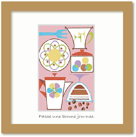 【スーパーSALE10%OFF】アートフレーム ゆうパケット ミニアートコレクション カフェ/インテリア 額入り 額装込 風景画 油絵 ポスター アート アート...