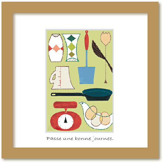 【スーパーSALE10%OFF】アートフレーム ゆうパケット ミニアートコレクション キッチン/インテリア 額入り 額装込 風景画 油絵 ポスター アート アー...