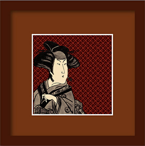 【スーパーSALE10%OFF】アートフレーム ゆうパケット 和額装 KABUKI-20角 1003 /インテリア 額入り 額装込 風景画 油絵 ポスター アー...