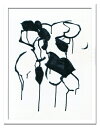 絵画・抽象画 Cedric Chauvelot Fleur 2007(フルール2007/花2007)/インテリア 額入り 額装込 風景画 油絵 ポスター アート アートパネル リビング 玄関 プレゼント モダン アートフレーム 飾る 4Lサイズ おしゃれ 壁掛け 絵