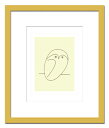 最大100%ポイントバック!限定抽選 名画・抽象画 Pablo Picasso パブロ ピカソ Le hibou(ル イブウ )/インテリア 額入り 額装込 風...