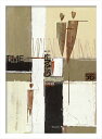 最大100%ポイントバック!限定抽選 絵画・抽象画 JONAS HORST VISION II(ビジョン2)/インテリア 額入り 額装込 風景画 油絵 ポスター...