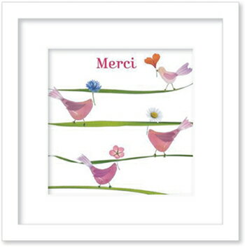 アートフレーム ゆうパケット L COPPIETERS L VAN CAUWENB Merci(メルシー/ありがとう)/インテリア 飾る 額入り 油絵 ポスター...